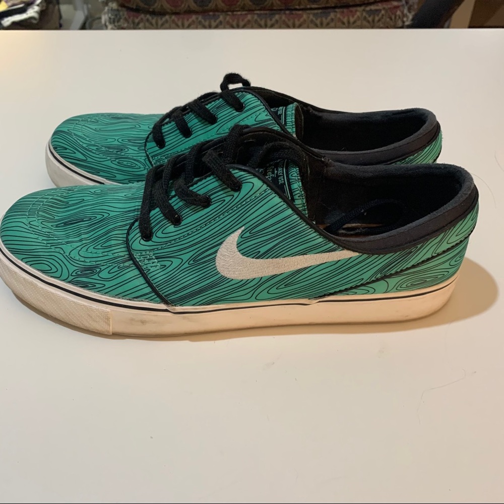 Nike SB Zoom Stefan Janoski Wood Grain Mint shoes - Picture 6 of 7